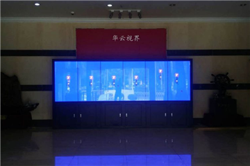 广西某法院55寸3.5拼接触摸项目案例——深圳市华云视界科技有限公司液晶拼接屏厂家案例